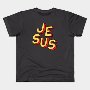 Jesus Christ Son of God design art Kids T-Shirt